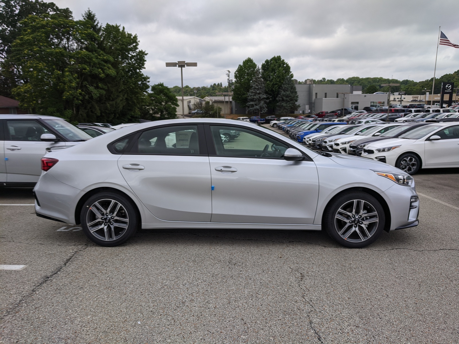 New 2020 Kia Forte EX in Silky Silver | Greensburg, PA | #K03926