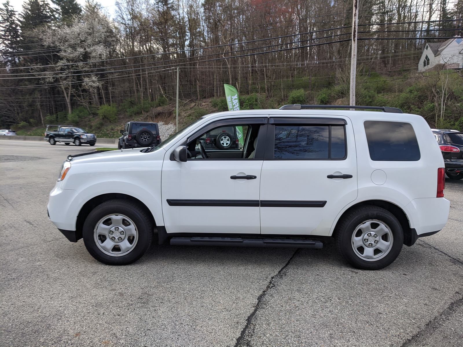 Pre-Owned 2015 Honda Pilot LX in Taffeta White ...