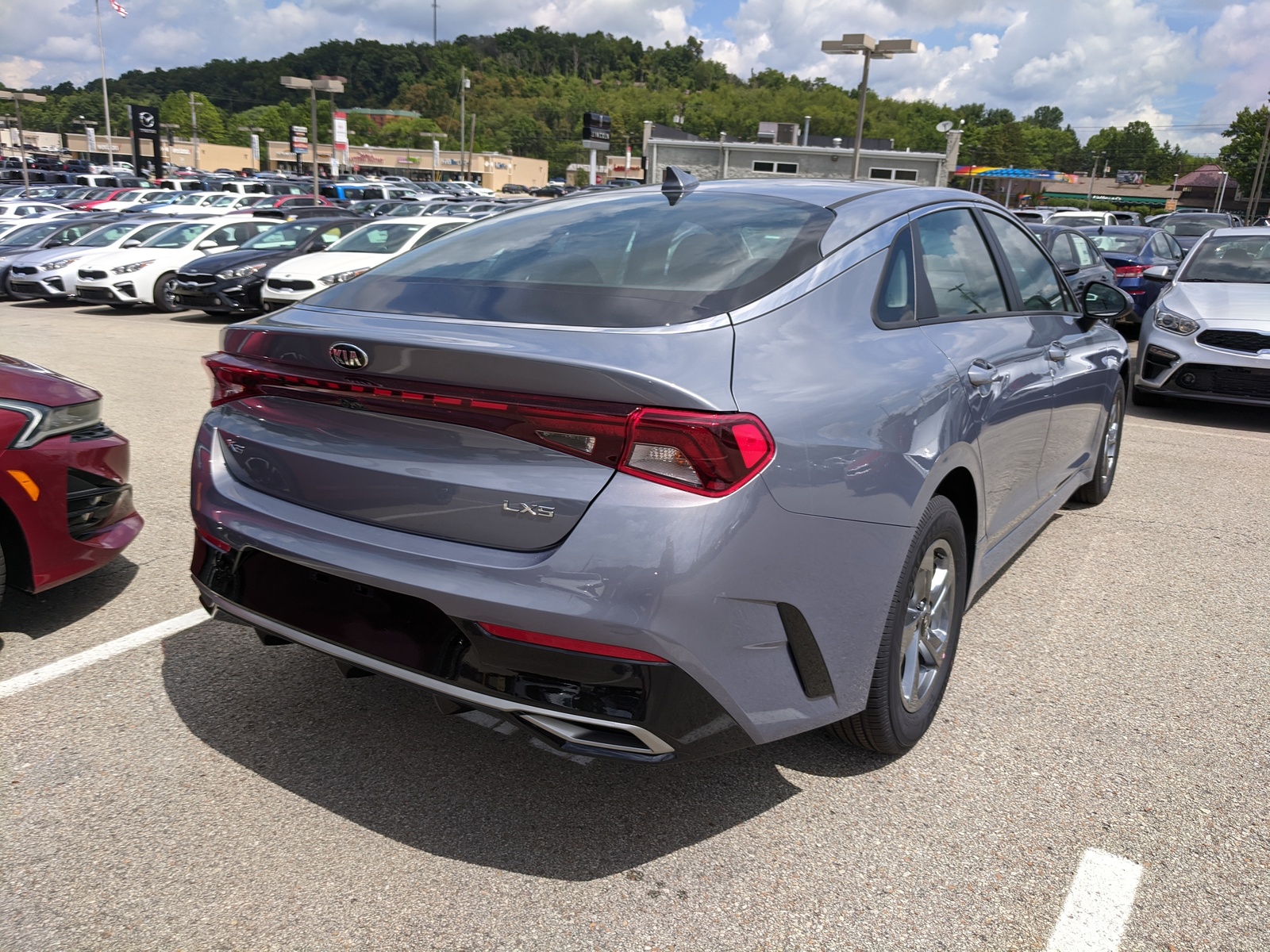 New 2021 Kia K5 LXS in Everlasting Silver Greensburg, PA K04100