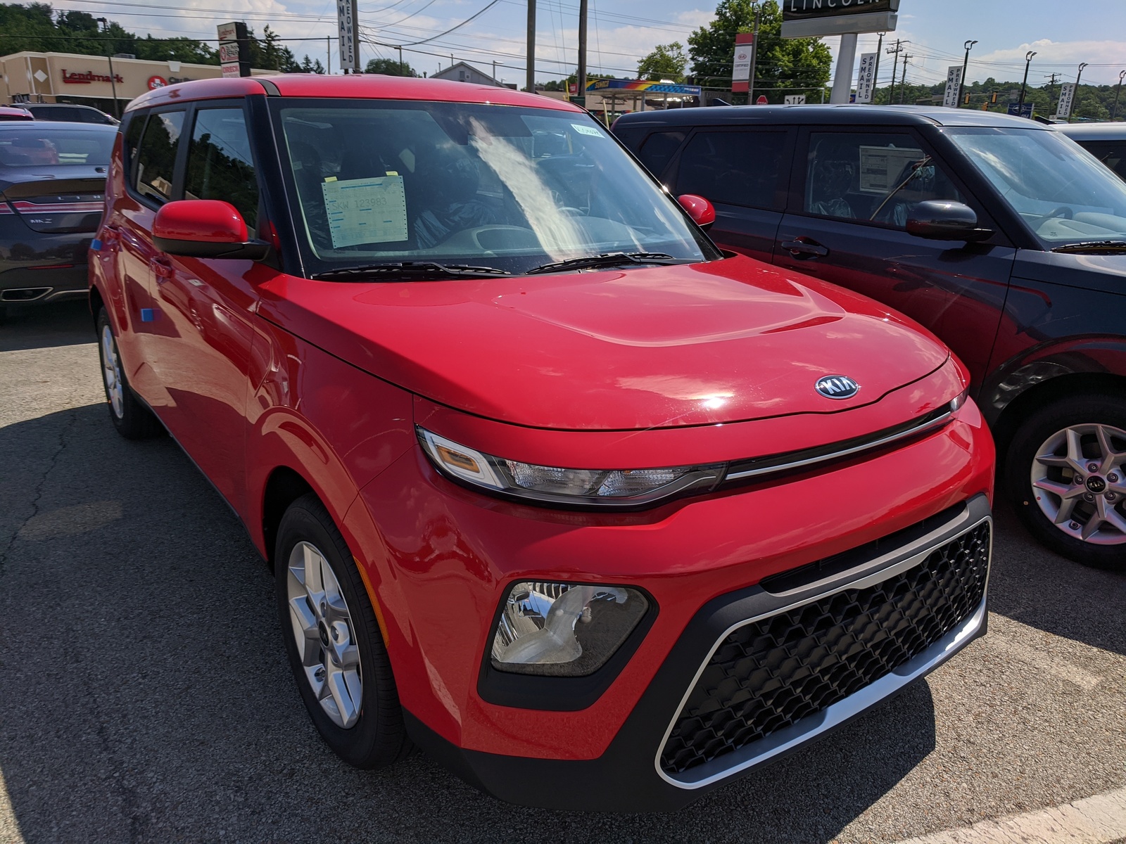 New 2020 Kia Soul S in Inferno Red | Greensburg, PA | #K04077