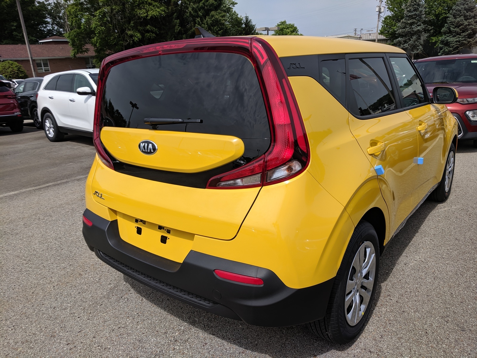 New 2020 Kia Soul LX in Solar Yellow Greensburg, PA K03902